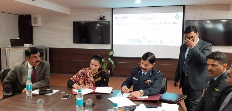 UPES and Indian Airforce MOU